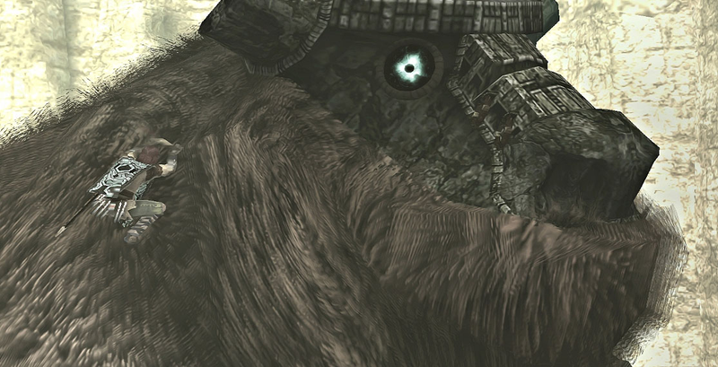 Illustration for article titled The First Shadow Of The Colossus Fight Is A Masterpiece